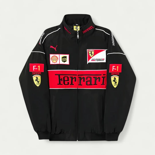Retro Unisex Formula One Racing Bomber Jacket