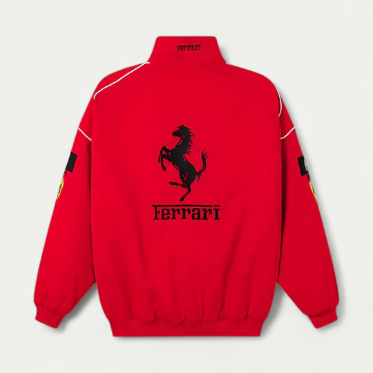 Retro Unisex Formula One Racing Bomber Jacket