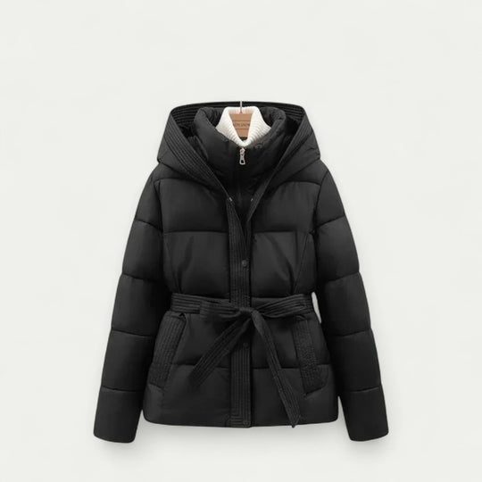 New Winter Jacket Parka Belted Coat