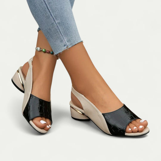 Orthopedic Slingback Block Heel Sandals for Women