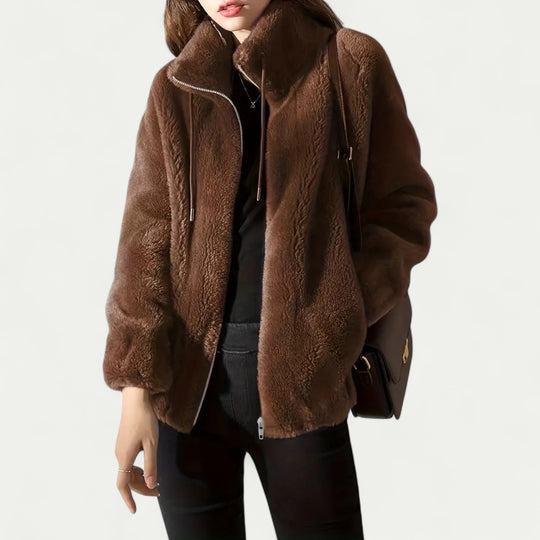 Women’s Warm Teddy Coat Fashionable Winter Outerwear