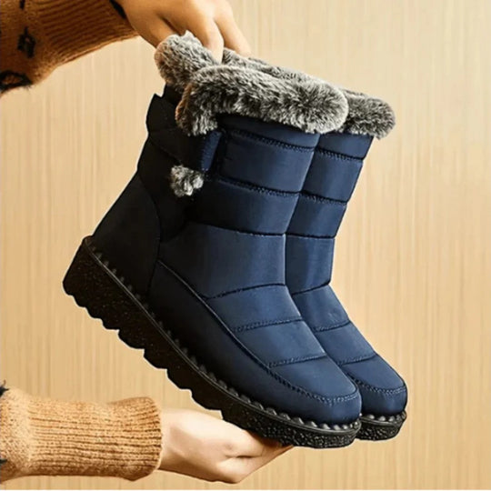 Women Orthopedic Winter Warm Fur Lined Snow Boots