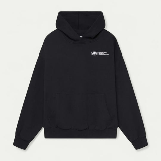 Oversized Cotton Blend Graphic Back Print Streetwear Hoodie