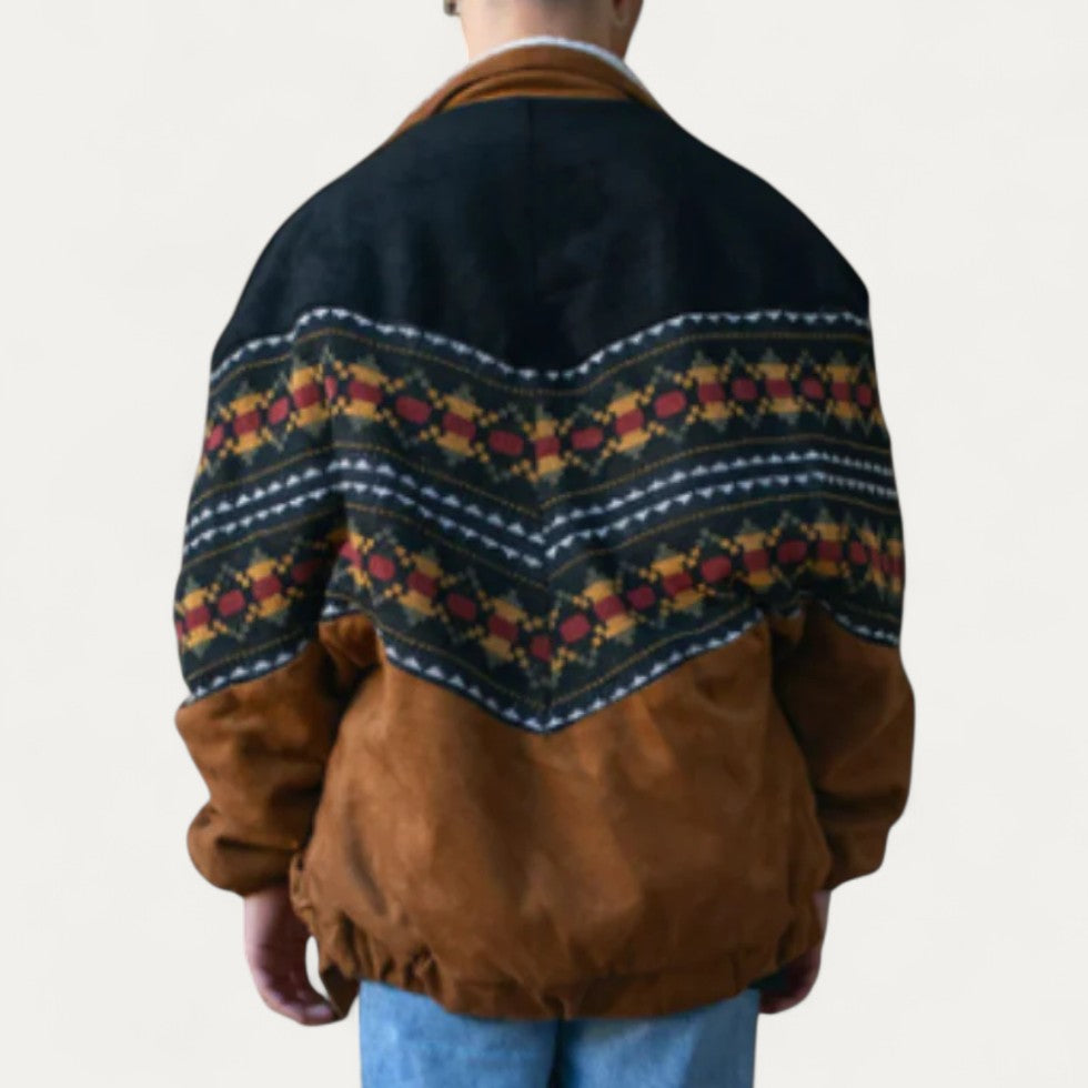 Men's Vintage Fleece Lined Winter Jacket