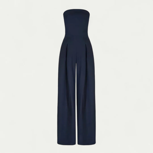 Women’s Strapless Wide Leg Jumpsuit