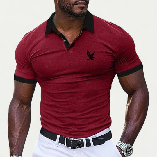 Breathable Cotton Blend Slim Fit Polo Shirt for Summer