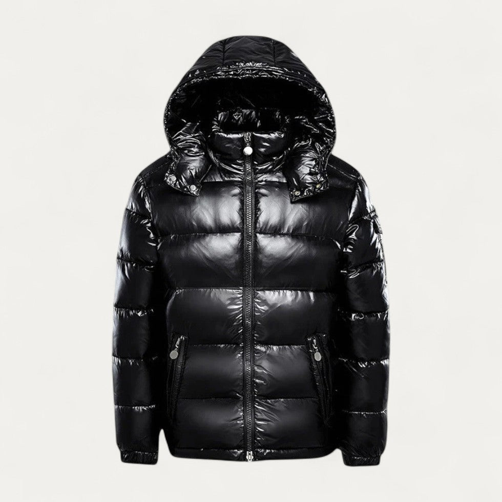 Women’s Hooded Puffer Zip Up Winter Jacket