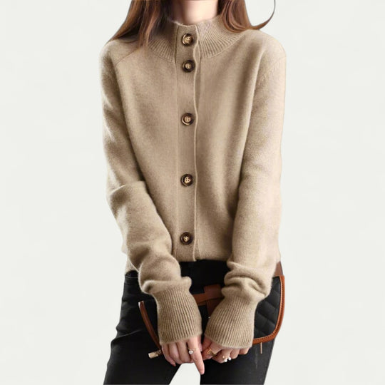 Button Up Knit Cardigan for Women