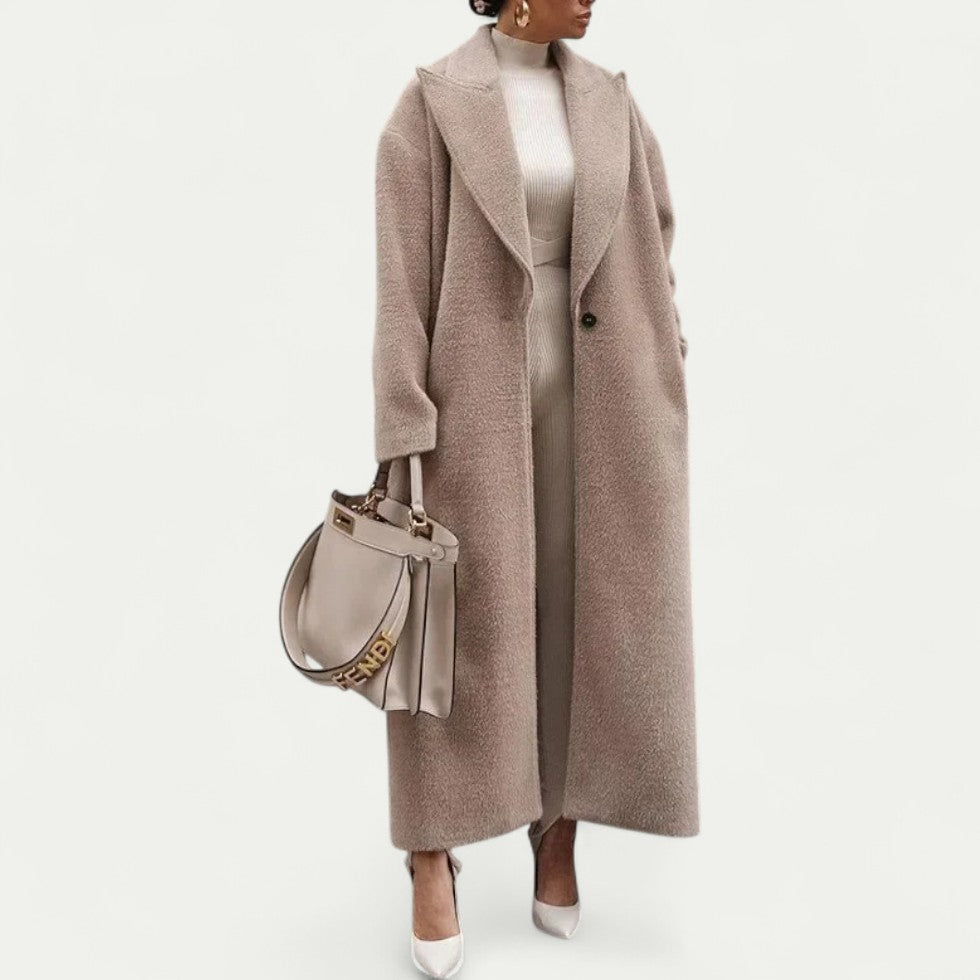 Women Longline Elegant Winter Overcoat