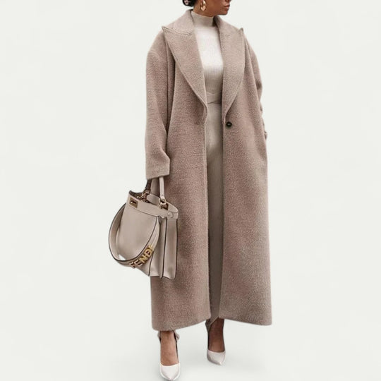 Women Longline Elegant Winter Overcoat
