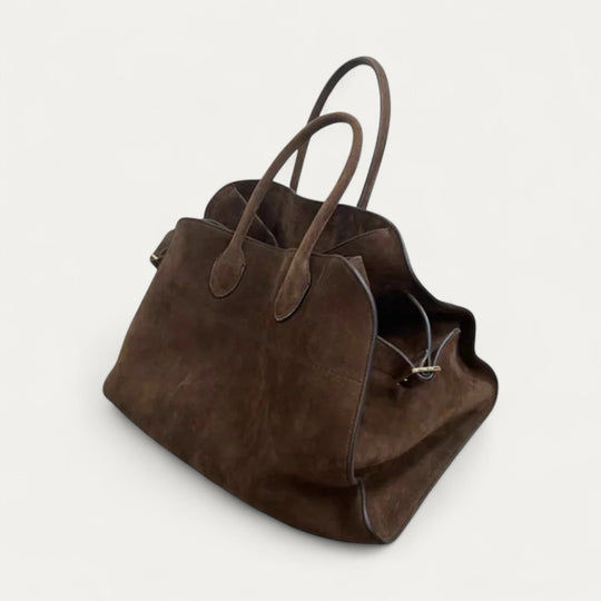 Suede Large Capacity Tote Shoulder Bag for Women