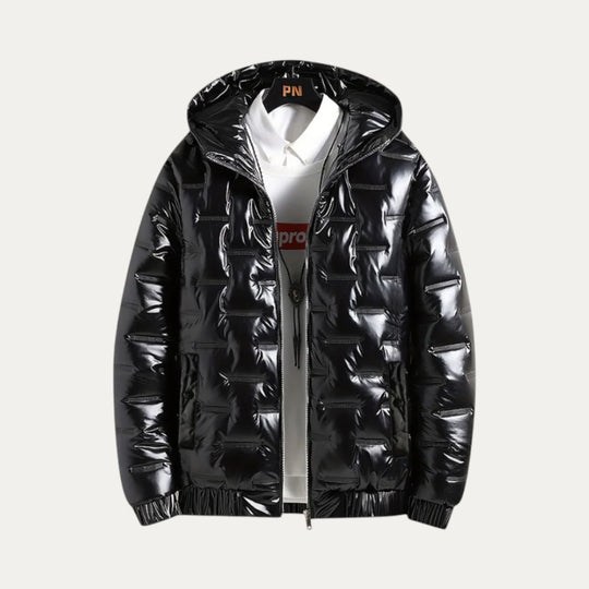 Hooded Puffer Jacket for Men
