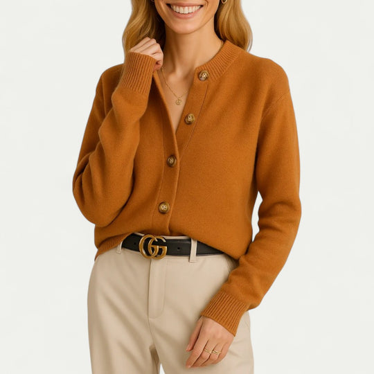 Button Up Knit Cardigan for Women