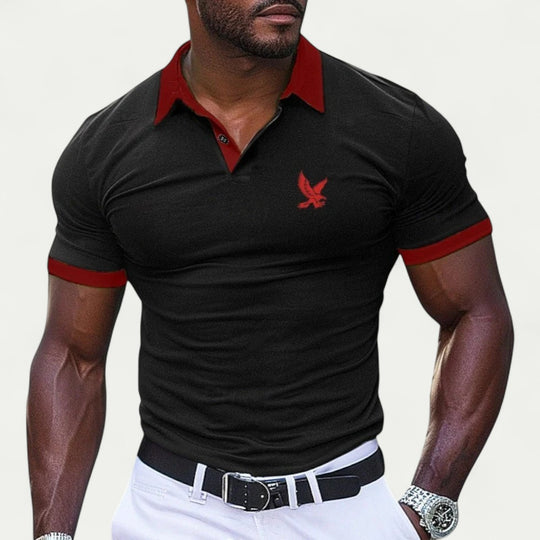 Breathable Cotton Blend Slim Fit Polo Shirt for Summer