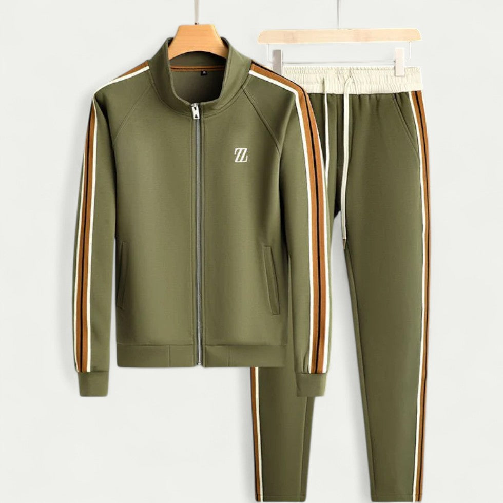 Men’s Two Piece Zip Up Tracksuit Set