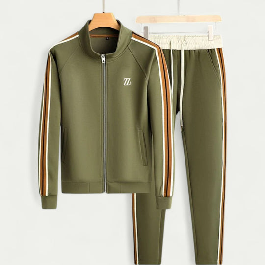 Men’s Two Piece Zip Up Tracksuit Set