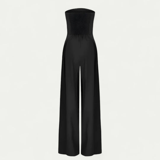 Women’s Strapless Wide Leg Jumpsuit
