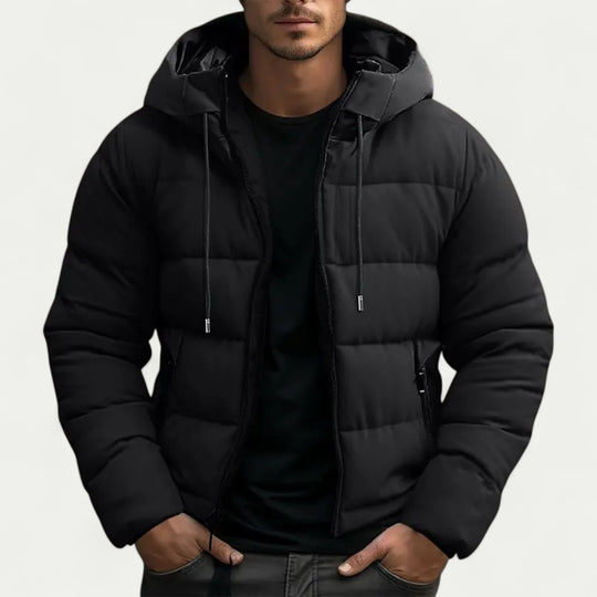 Men's Hooded Puffer Casual Winter Jacket