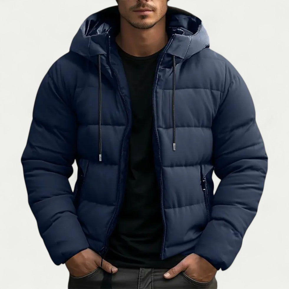 Men's Hooded Puffer Casual Winter Jacket