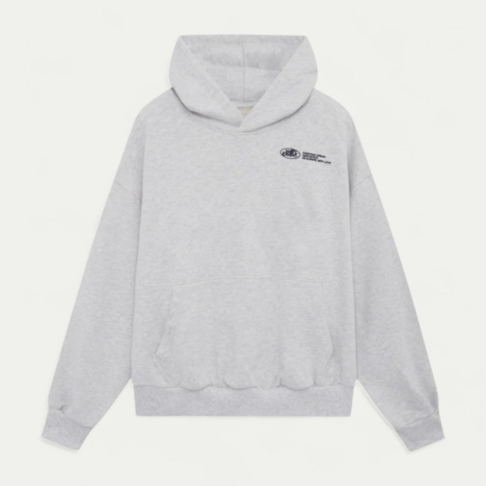 Oversized Cotton Blend Graphic Back Print Streetwear Hoodie