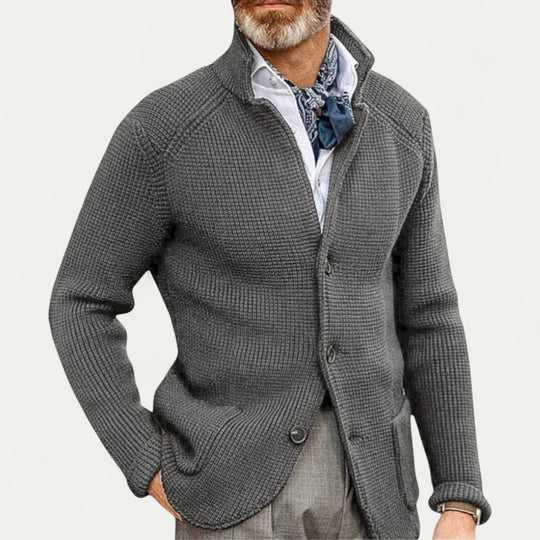 Men's Cashmere Retro Style Cotton Knit Cardigan