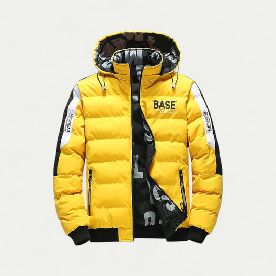 Hooded Puffer Streetwear Winter Jacket For Men