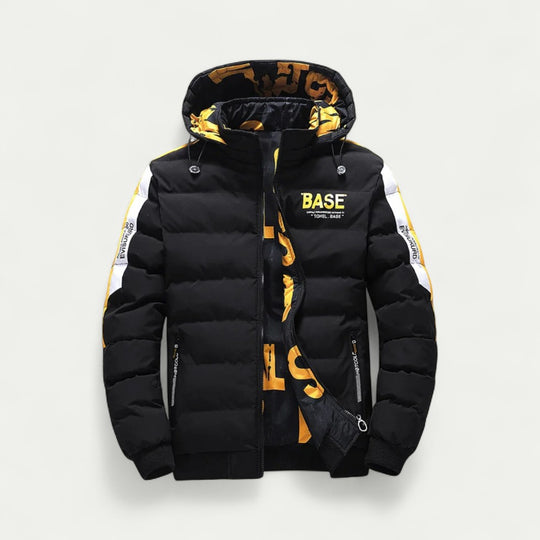 Hooded Puffer Streetwear Winter Jacket For Men