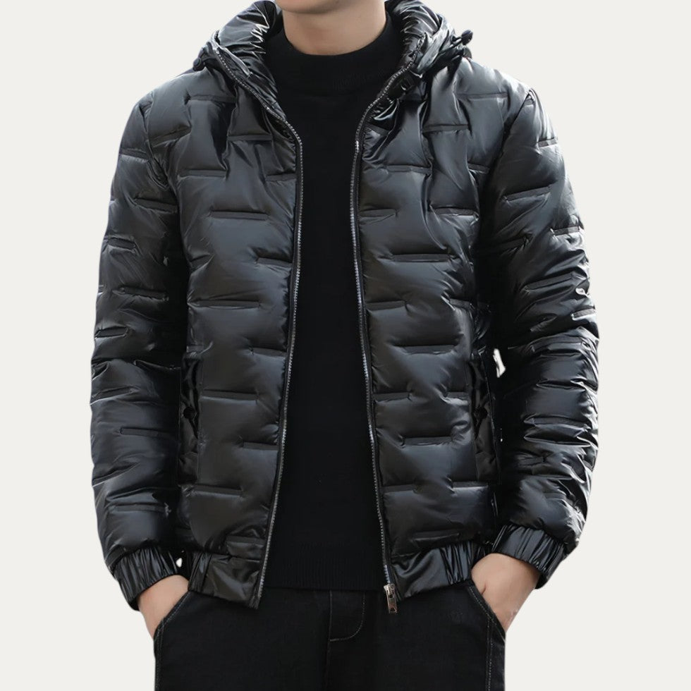 Hooded Puffer Jacket for Men
