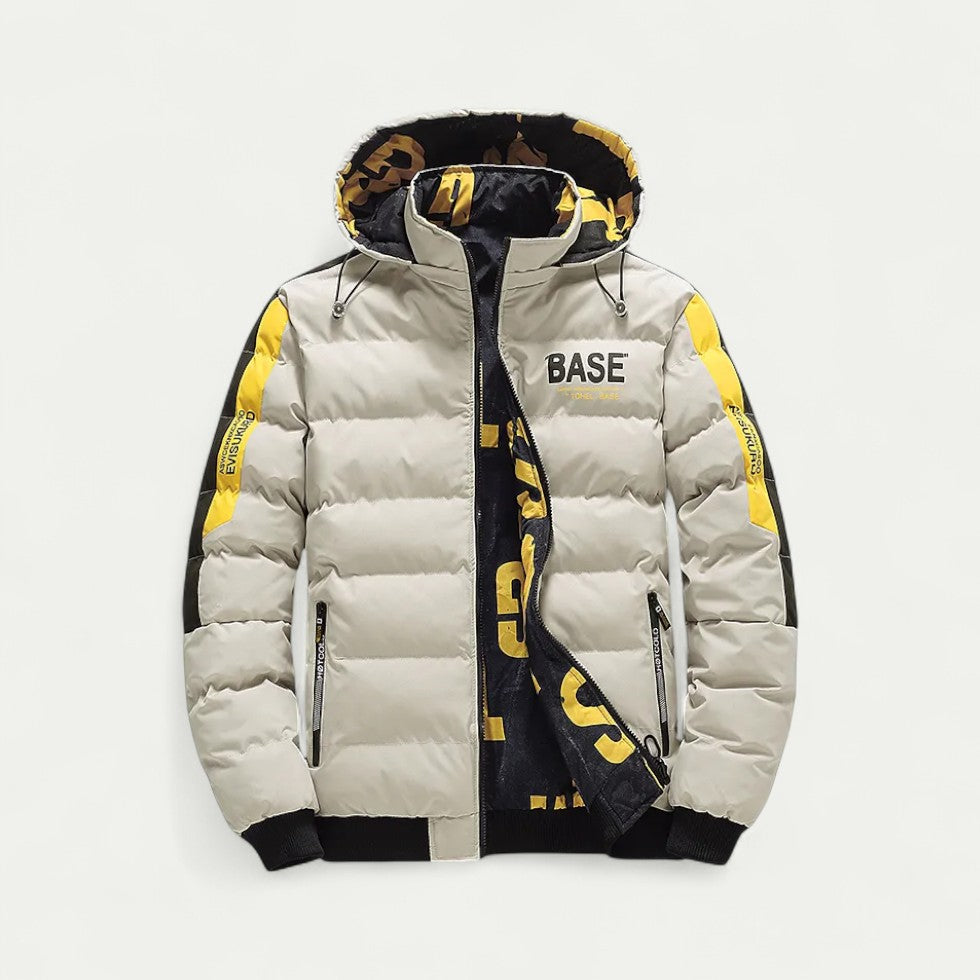 Hooded Puffer Streetwear Winter Jacket For Men