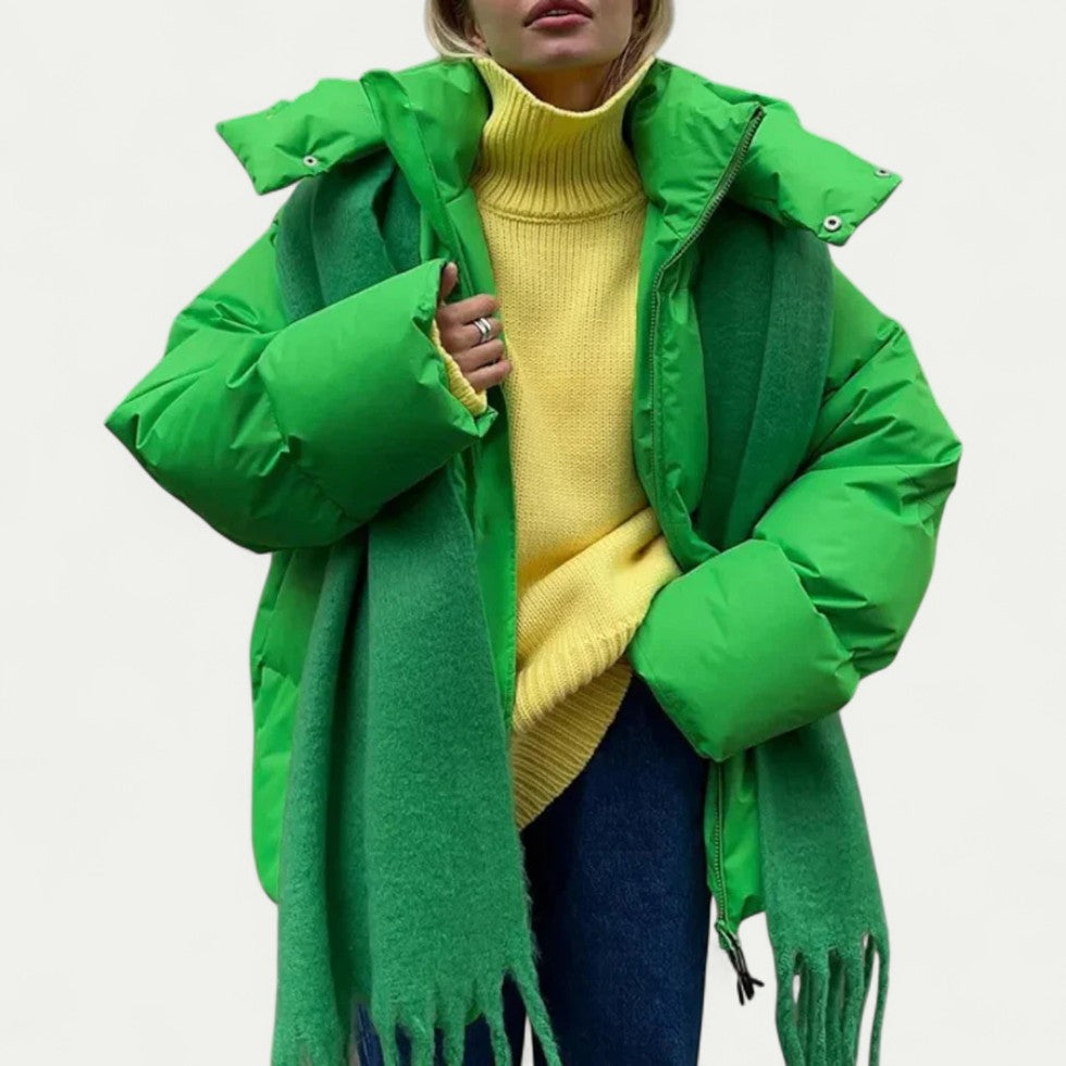 Women Oversized Puffer Jacket Winter Quilted Coat