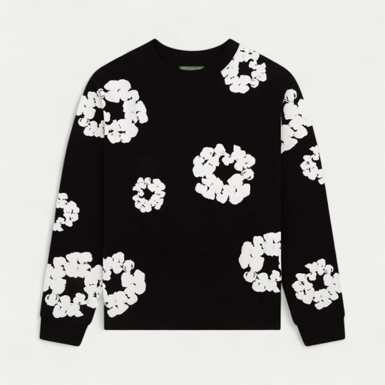 Unisex Cotton Graphic Print Sweatshirt