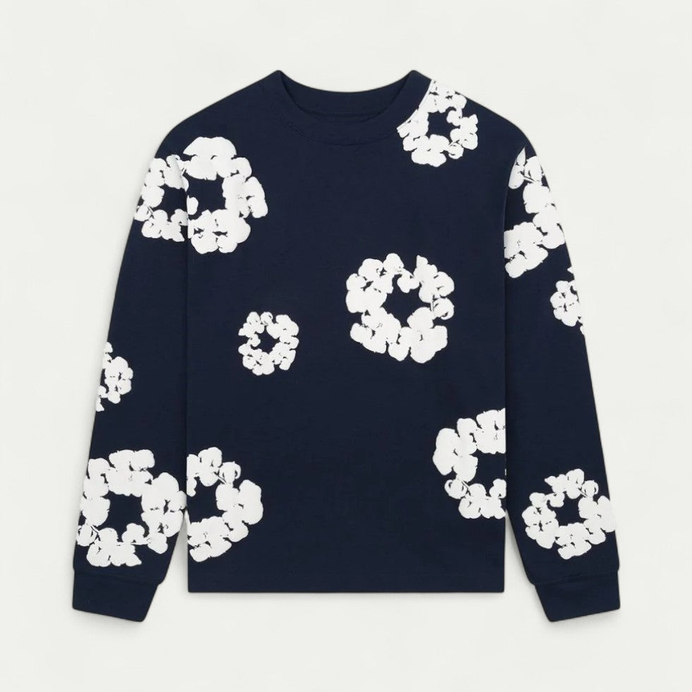 Unisex Cotton Graphic Print Sweatshirt