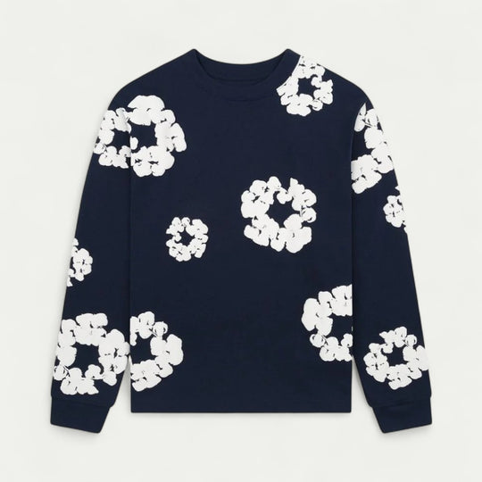 Unisex Cotton Graphic Print Sweatshirt
