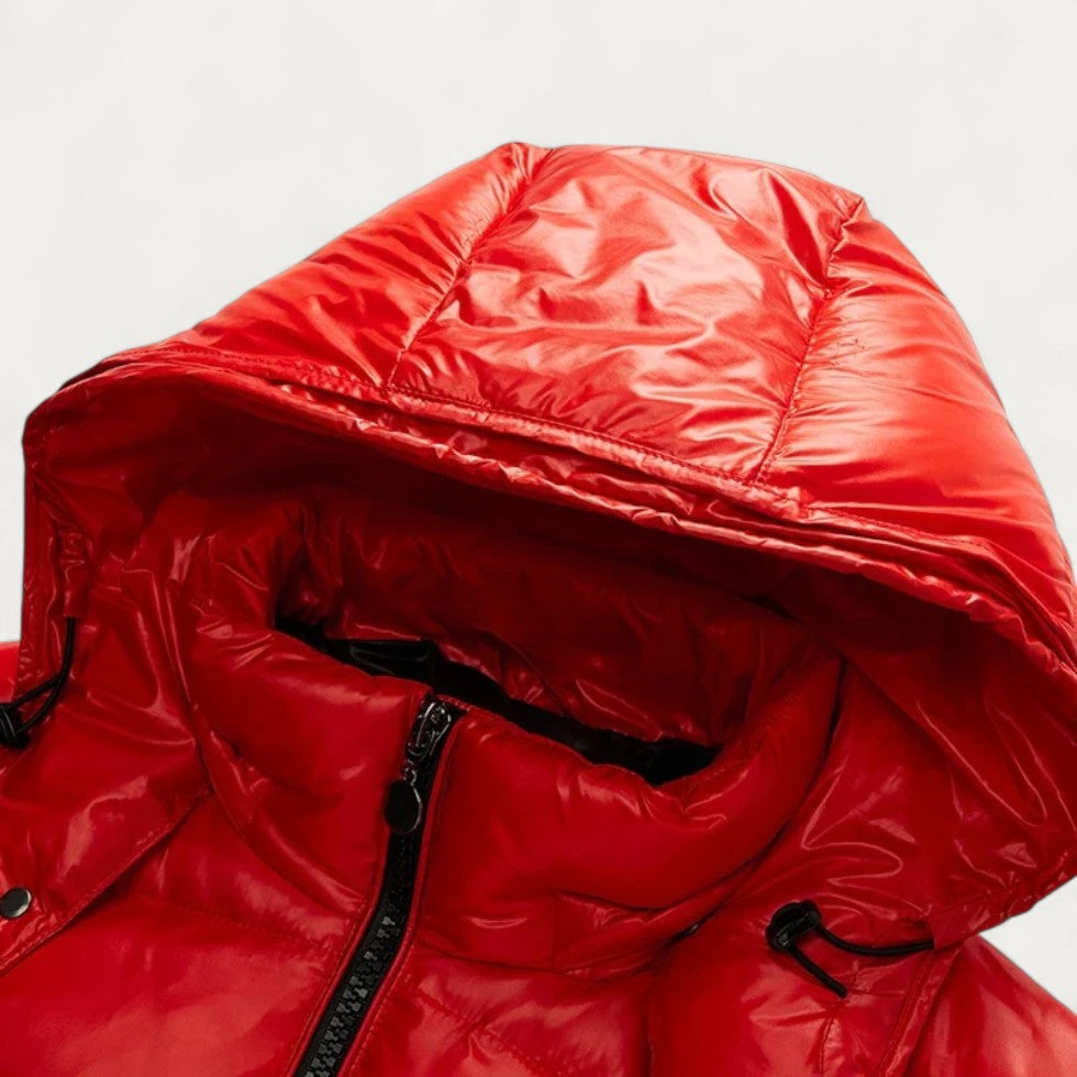 Women’s Hooded Puffer Zip Up Winter Jacket