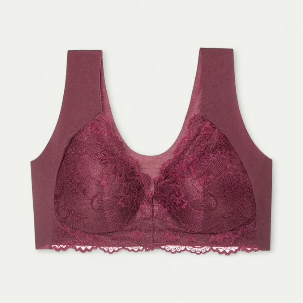 Women Lace Seamless Comfort Bra Wireless Support