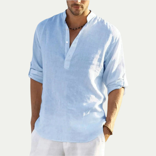 Randimo | Men's Linen Shirt Long Sleeve