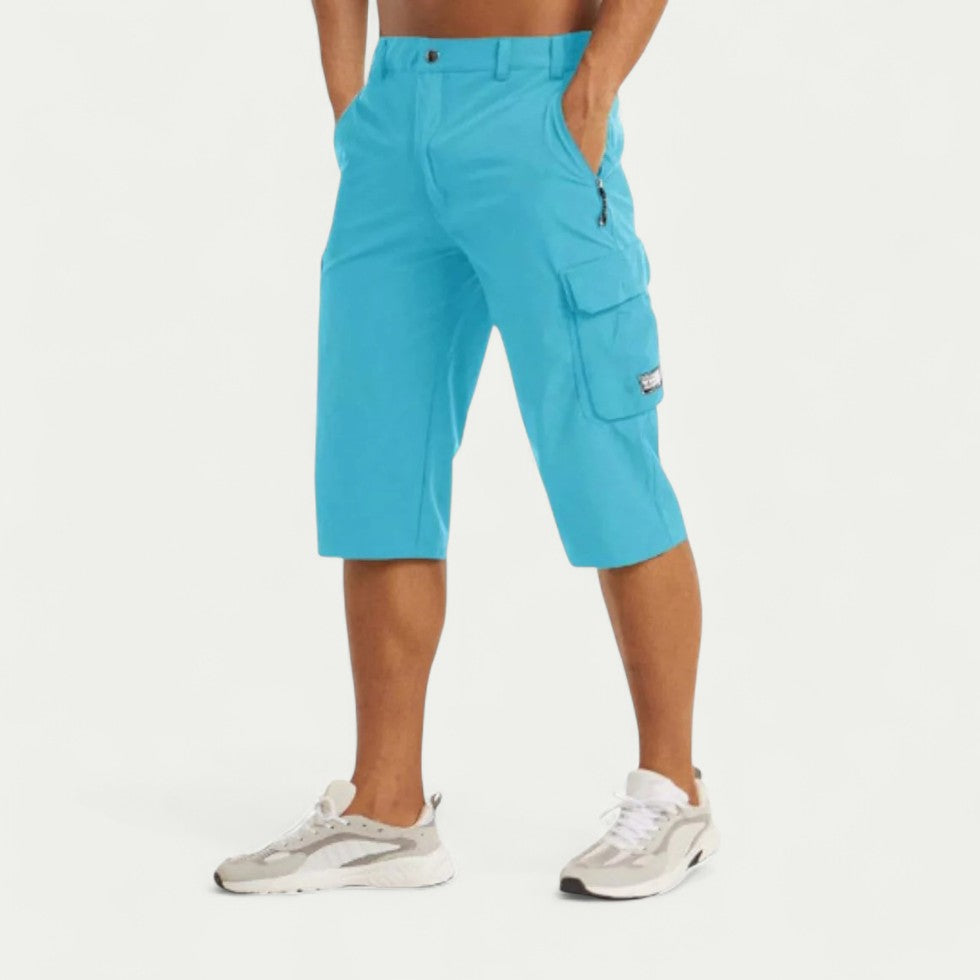 Men's Utility Cargo Shorts with Multiple Pockets