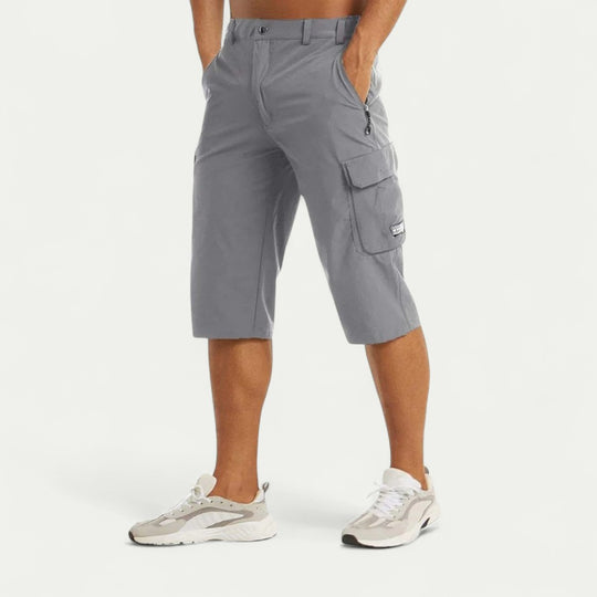Men's Utility Cargo Shorts with Multiple Pockets