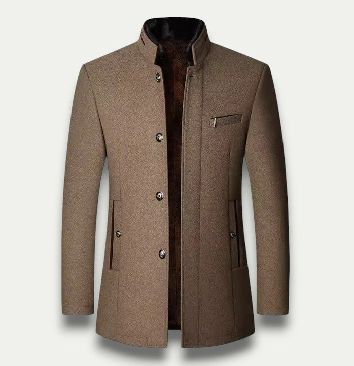 Randimo | Men's Business Premium Cashmere  Trench Coat Jacket