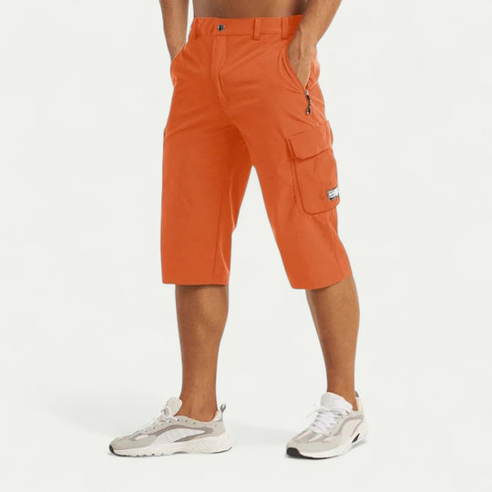 Men's Utility Cargo Shorts with Multiple Pockets