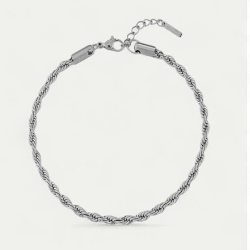 Rope Chain Bracelet for Men Minimalist Adjustable Fit
