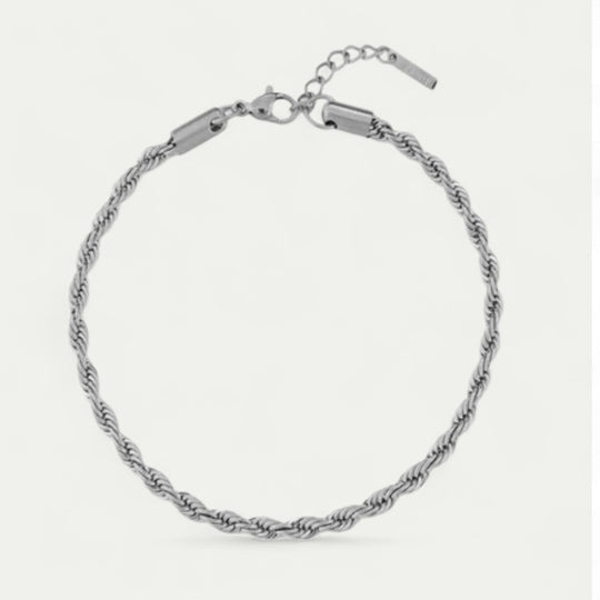Rope Chain Bracelet for Men Minimalist Adjustable Fit