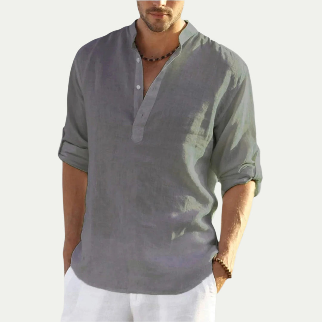 Randimo | Men's Linen Shirt Long Sleeve