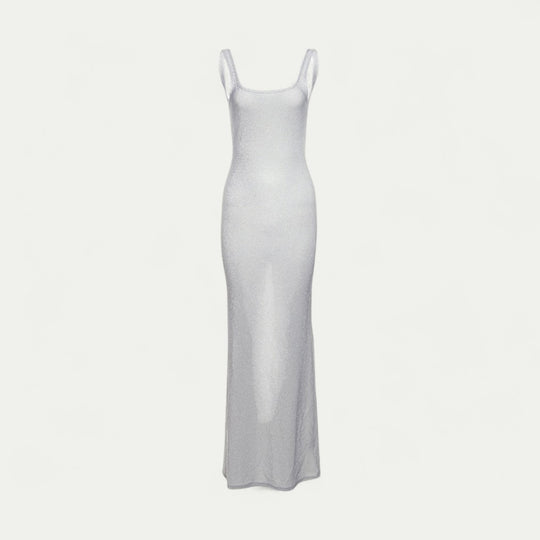 Sequin Bodycon Maxi Dress for Prom and Evening Glamour